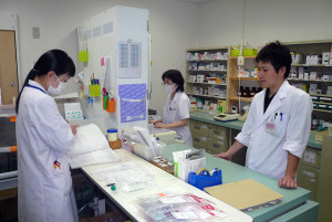希望ヶ丘病院の職員作業風景